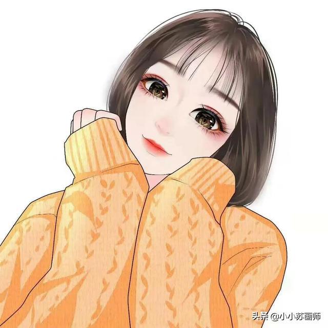 卡通头像优雅女 卡通头像优雅女小清新