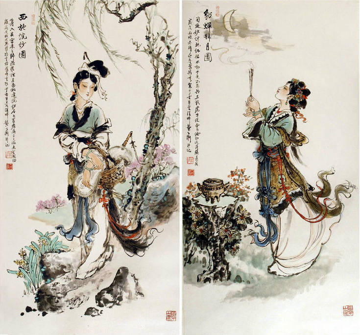 我国四大美女图片 中国四大美女图片 画像