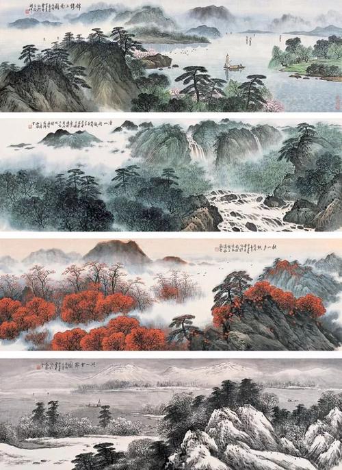 最美山水画100幅 最美山水画100幅简单又漂亮